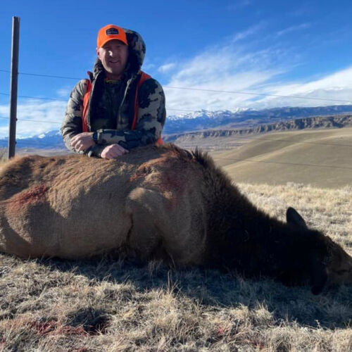 Rifle Hunting Elk In Wyoming